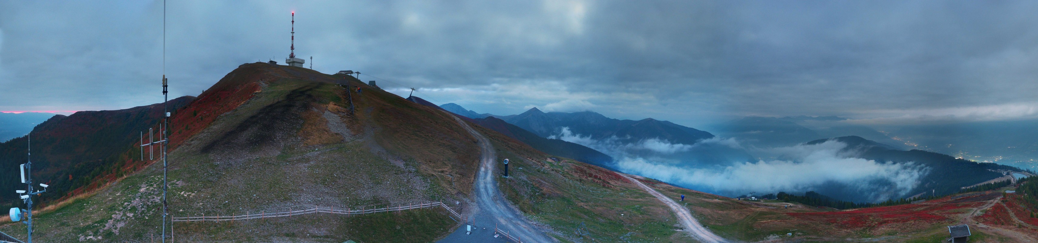 Archiv Foto Webcam Goldeck: Panoramablick Gipfel