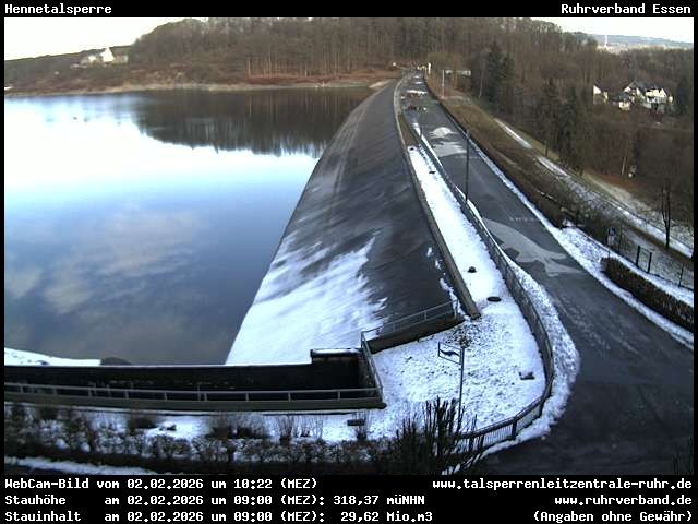 Archiv Foto Webcam Hennetalsperre am Hennesee