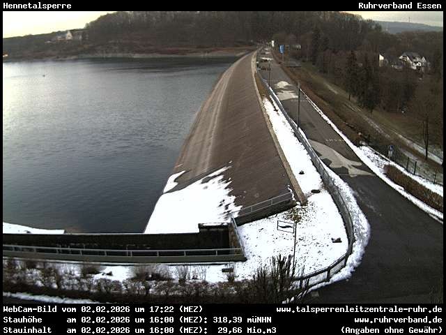 Archiv Foto Webcam Hennetalsperre am Hennesee