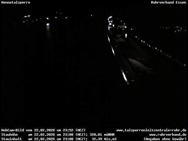 Archiv Foto Webcam Hennetalsperre am Hennesee