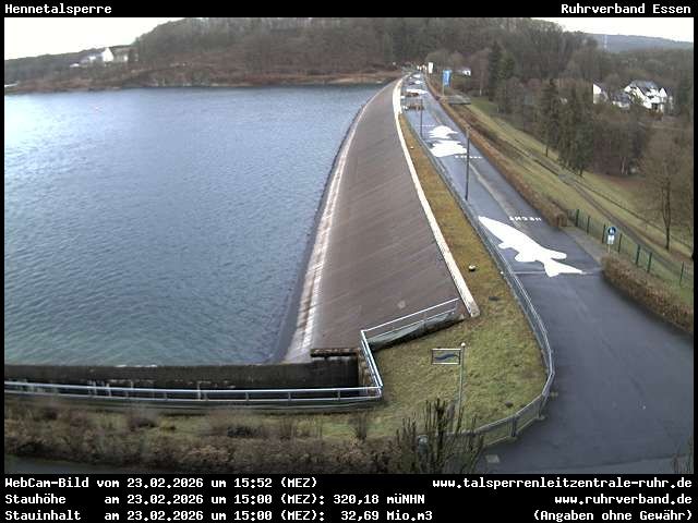 Archiv Foto Webcam Hennetalsperre am Hennesee
