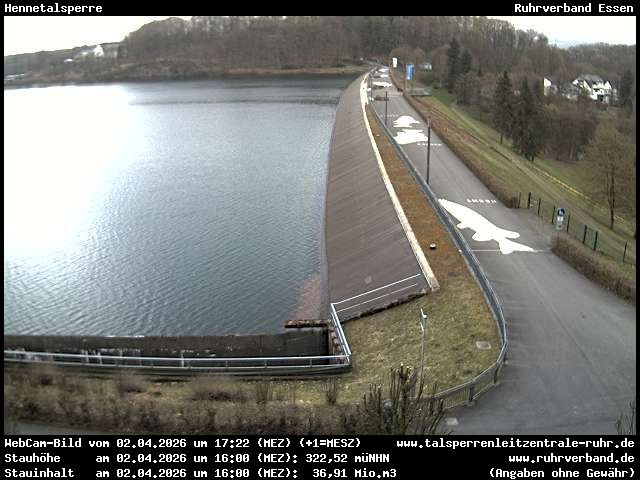 Archiv Foto Webcam Hennetalsperre am Hennesee