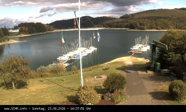 Archiv Foto Webcam Segelclub Hennesee