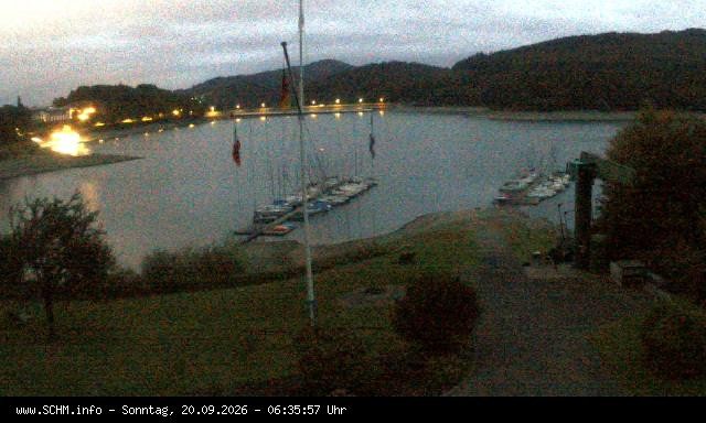 Archiv Foto Webcam Segelclub Hennesee