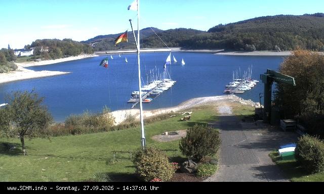 Archiv Foto Webcam Segelclub Hennesee