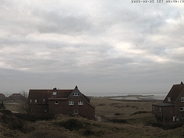 Archiv Foto Webcam Baltrumhus mit Blick auf die Nordsee