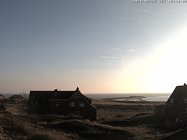 Archiv Foto Webcam Baltrumhus mit Blick auf die Nordsee