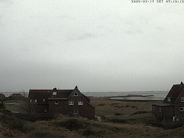 Archiv Foto Webcam Baltrumhus mit Blick auf die Nordsee