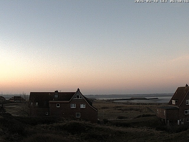 Archiv Foto Webcam Baltrumhus mit Blick auf die Nordsee