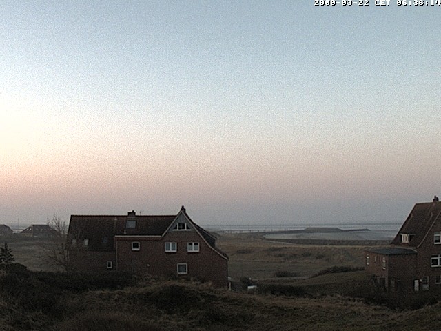Archiv Foto Webcam Baltrumhus mit Blick auf die Nordsee