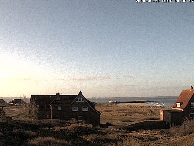 Archiv Foto Webcam Baltrumhus mit Blick auf die Nordsee