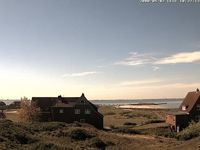 Archiv Foto Webcam Baltrumhus mit Blick auf die Nordsee