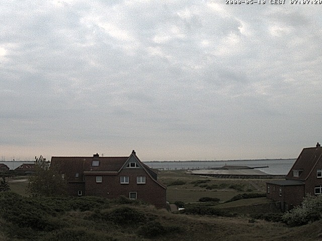 Archiv Foto Webcam Baltrumhus mit Blick auf die Nordsee