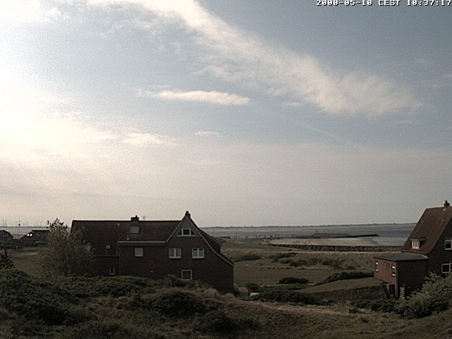 Archiv Foto Webcam Baltrumhus mit Blick auf die Nordsee