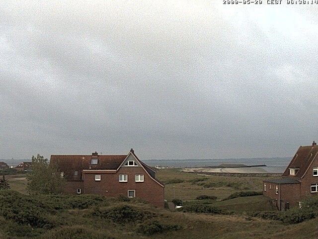 Archiv Foto Webcam Baltrumhus mit Blick auf die Nordsee