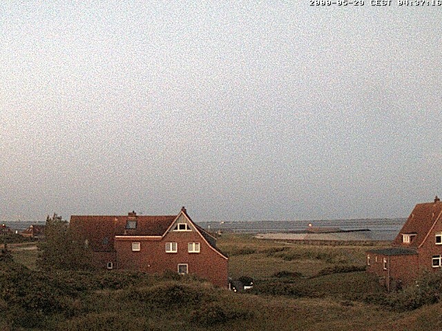 Archiv Foto Webcam Baltrumhus mit Blick auf die Nordsee