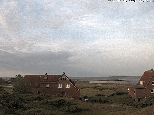 Archiv Foto Webcam Baltrumhus mit Blick auf die Nordsee