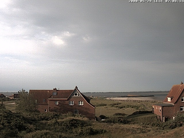 Archiv Foto Webcam Baltrumhus mit Blick auf die Nordsee