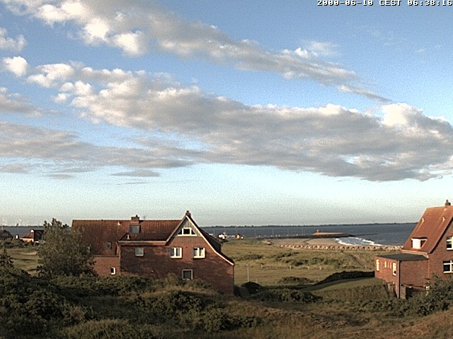 Archiv Foto Webcam Baltrumhus mit Blick auf die Nordsee