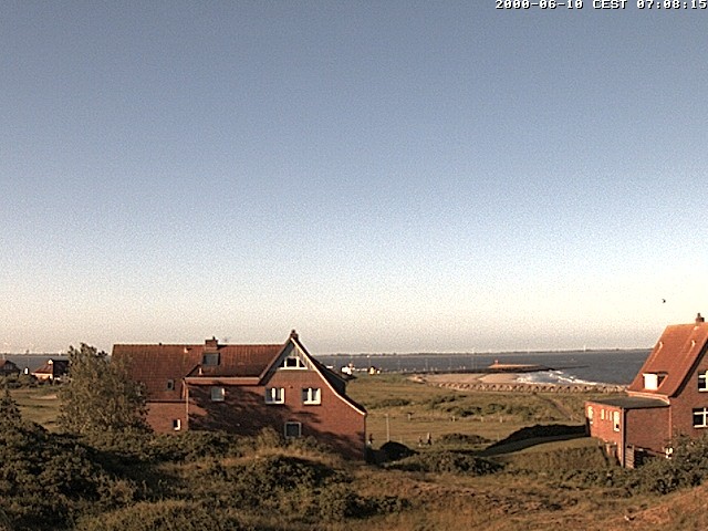 Archiv Foto Webcam Baltrumhus mit Blick auf die Nordsee