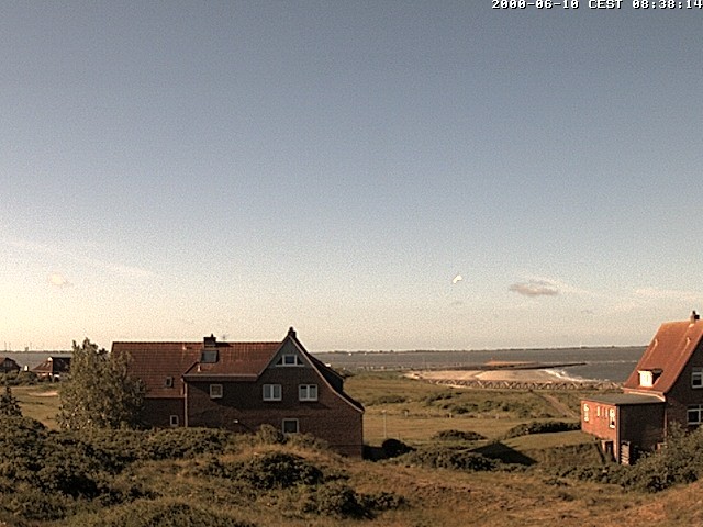 Archiv Foto Webcam Baltrumhus mit Blick auf die Nordsee