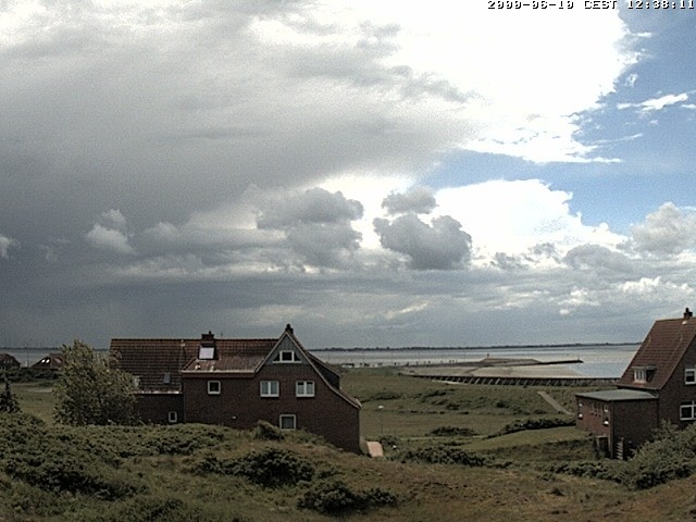 Archiv Foto Webcam Baltrumhus mit Blick auf die Nordsee