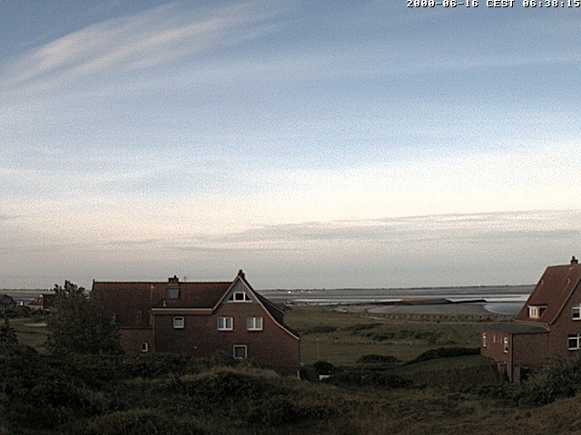 Archiv Foto Webcam Baltrumhus mit Blick auf die Nordsee