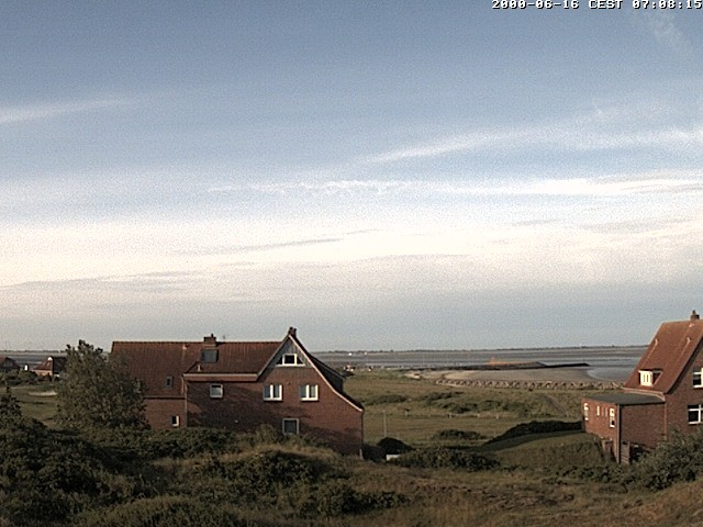 Archiv Foto Webcam Baltrumhus mit Blick auf die Nordsee