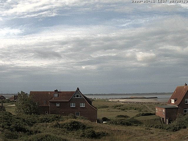 Archiv Foto Webcam Baltrumhus mit Blick auf die Nordsee