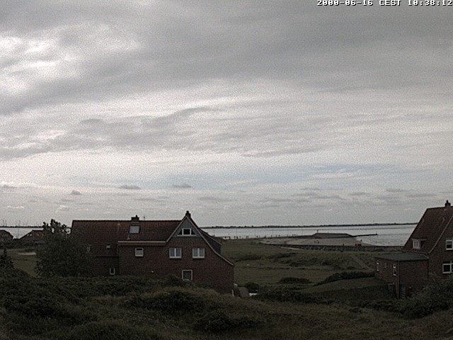 Archiv Foto Webcam Baltrumhus mit Blick auf die Nordsee