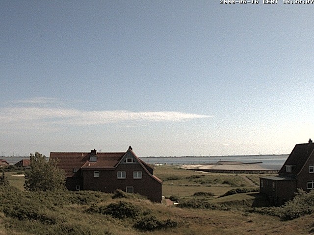 Archiv Foto Webcam Baltrumhus mit Blick auf die Nordsee