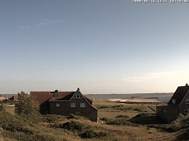 Archiv Foto Webcam Baltrumhus mit Blick auf die Nordsee
