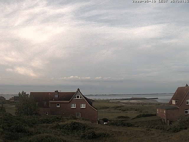 Archiv Foto Webcam Baltrumhus mit Blick auf die Nordsee