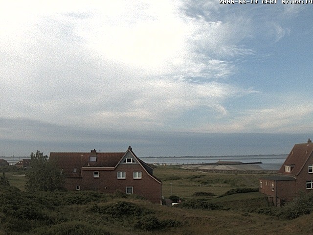 Archiv Foto Webcam Baltrumhus mit Blick auf die Nordsee