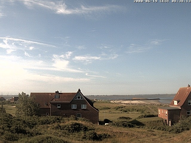 Archiv Foto Webcam Baltrumhus mit Blick auf die Nordsee