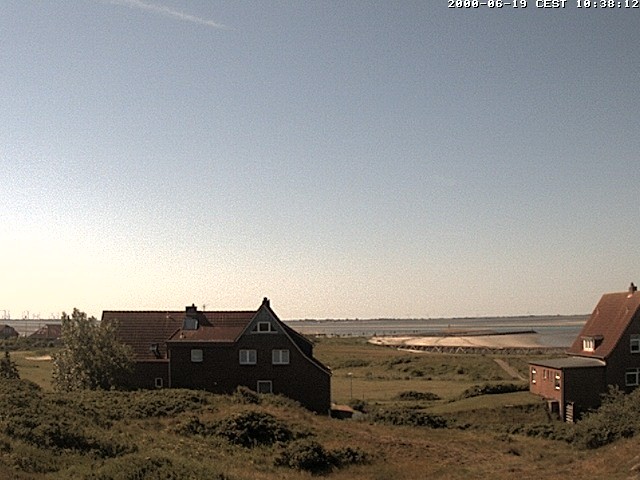 Archiv Foto Webcam Baltrumhus mit Blick auf die Nordsee