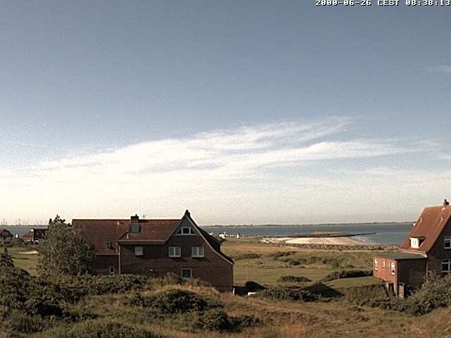 Archiv Foto Webcam Baltrumhus mit Blick auf die Nordsee
