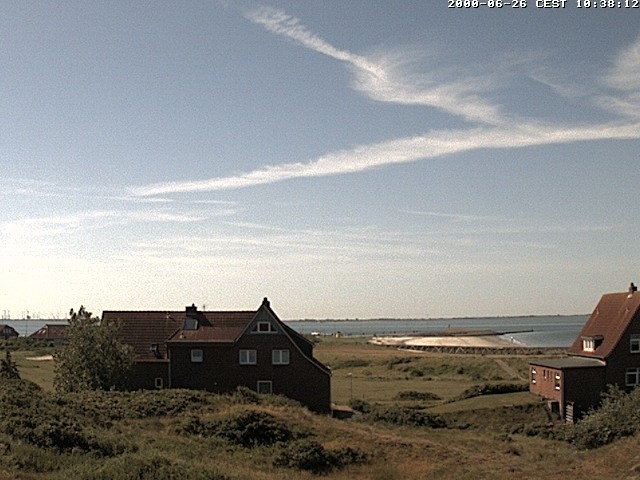 Archiv Foto Webcam Baltrumhus mit Blick auf die Nordsee