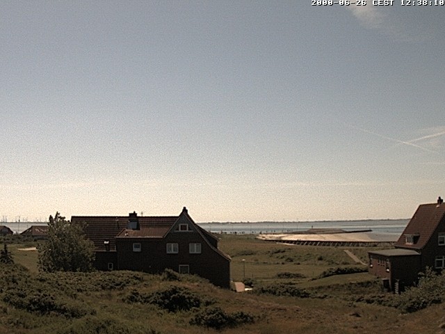 Archiv Foto Webcam Baltrumhus mit Blick auf die Nordsee