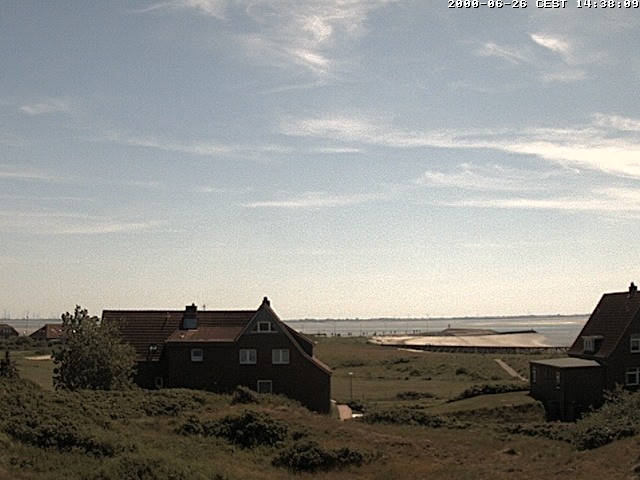 Archiv Foto Webcam Baltrumhus mit Blick auf die Nordsee