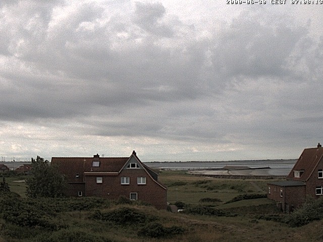 Archiv Foto Webcam Baltrumhus mit Blick auf die Nordsee