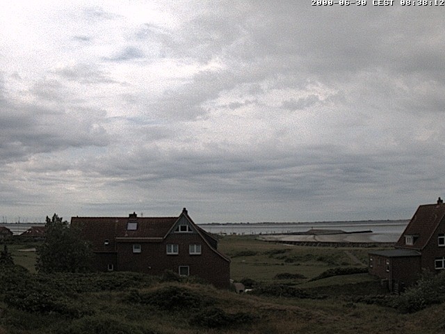 Archiv Foto Webcam Baltrumhus mit Blick auf die Nordsee