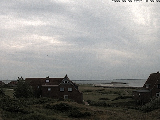 Archiv Foto Webcam Baltrumhus mit Blick auf die Nordsee