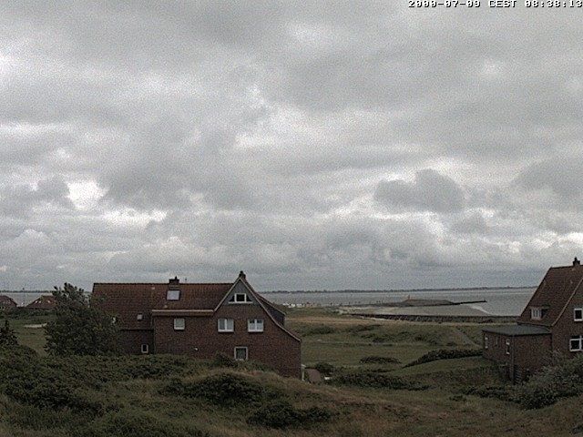 Archiv Foto Webcam Baltrumhus mit Blick auf die Nordsee