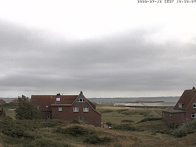 Archiv Foto Webcam Baltrumhus mit Blick auf die Nordsee