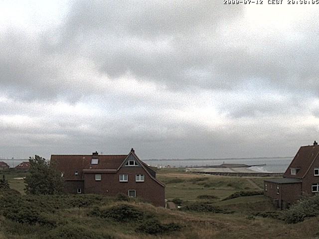 Archiv Foto Webcam Baltrumhus mit Blick auf die Nordsee