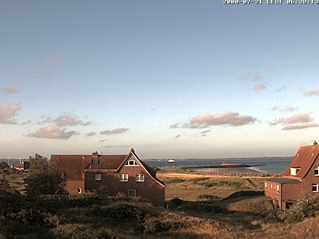 Archiv Foto Webcam Baltrumhus mit Blick auf die Nordsee
