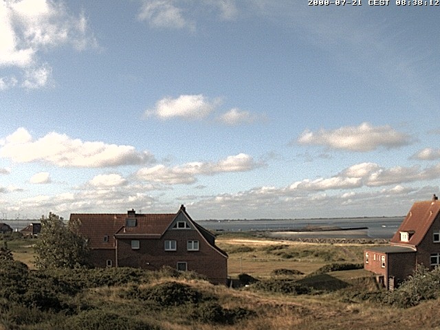 Archiv Foto Webcam Baltrumhus mit Blick auf die Nordsee