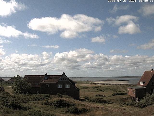 Archiv Foto Webcam Baltrumhus mit Blick auf die Nordsee