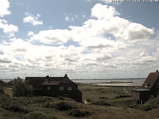 Archiv Foto Webcam Baltrumhus mit Blick auf die Nordsee